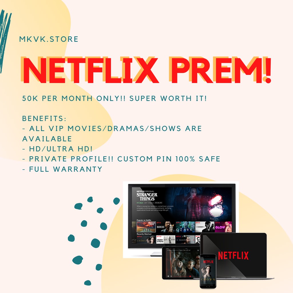 Flix Vip Premium 1 Bulan Share Legal Indonesia