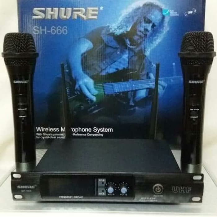 Mic Wireless Shure SH 666 Handheld