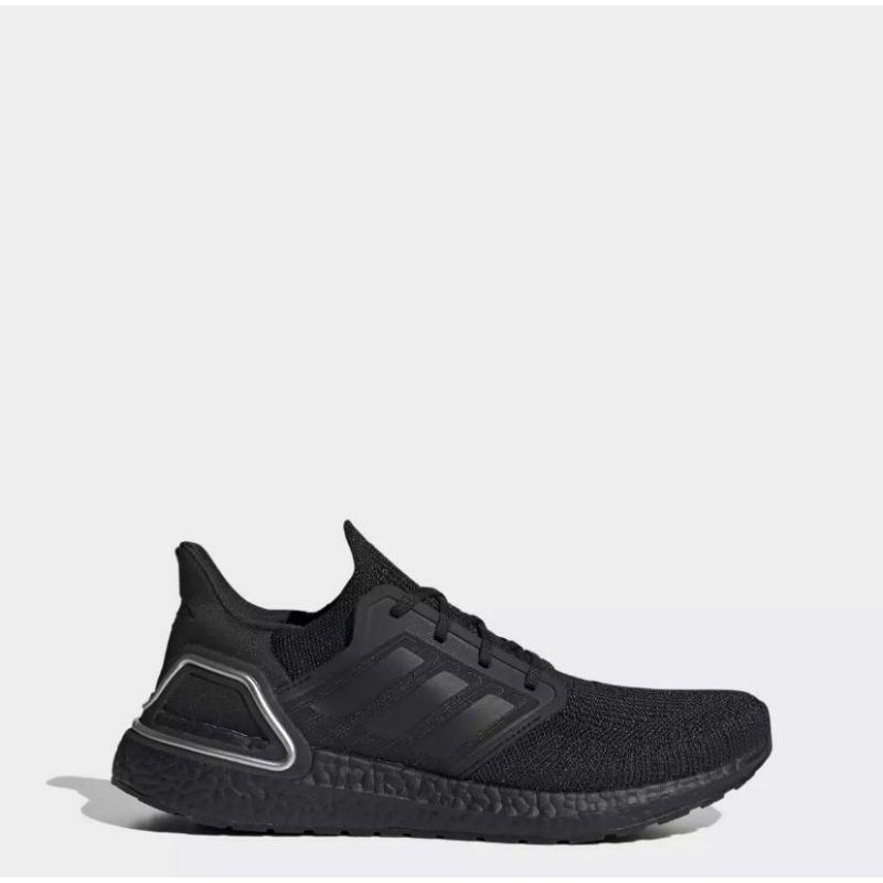Adidas UltraBoost 20 Triple Black Silver Metallic