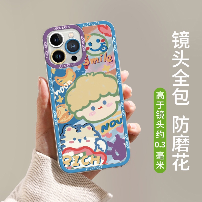 Soft Case Motif Kartun Untuk Apple x 13 12 11pro x xsmax xr 7 7p