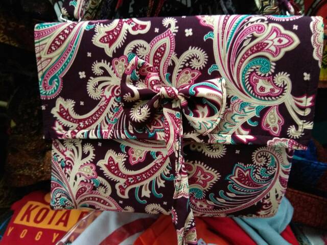 TERMURAH! TERLARIS! TAS BATIK SELEMPANG UKURAN 25 X 15 DENGAN PITA