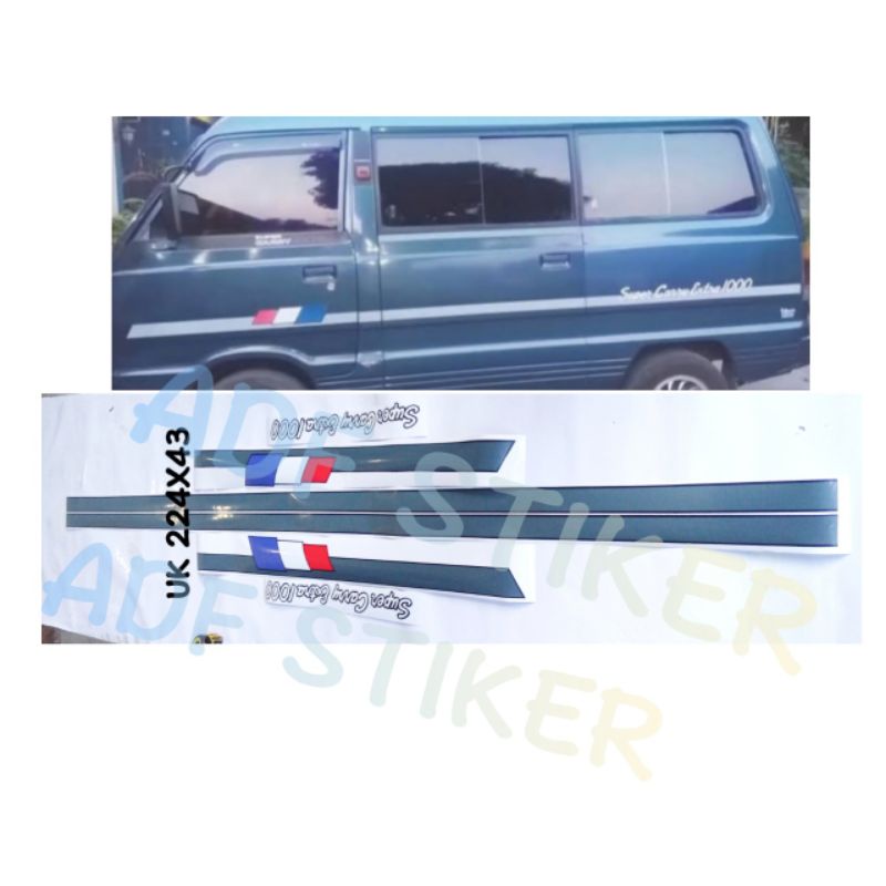 Stiker List Body Suzuki Super Carry 1000 1.0 / Stiker Carry Futura 1.0