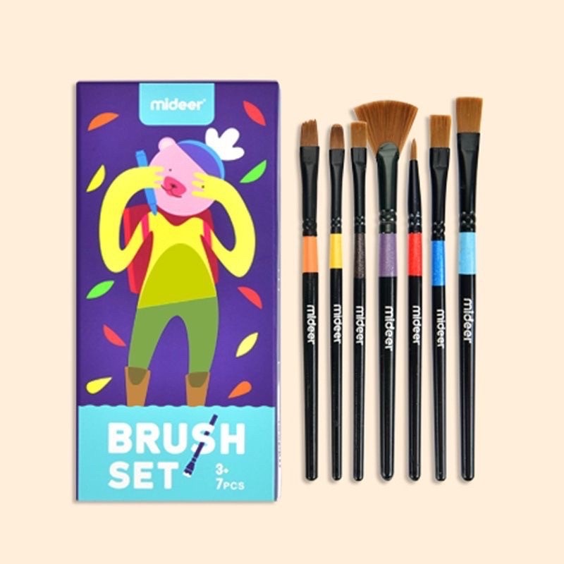 

mideer brush set paint untuk finger paint kuas melukis gambar anak