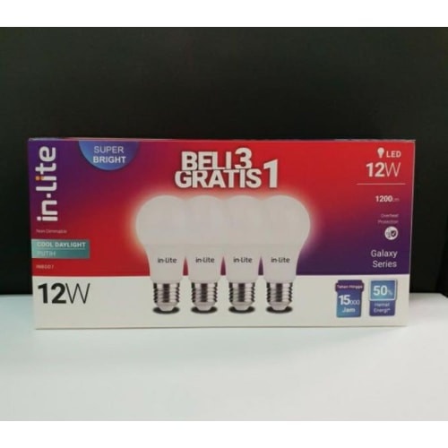 Jual Lampu Inlite In Lite Led Bulb Bohlam Murah W Paket Beli Gratis Shopee Indonesia