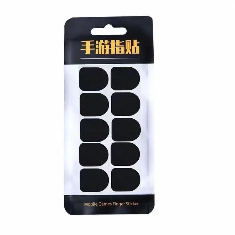 10 Pcs Mobile Game Finger Stickers Full Touch Screen Finger Sticker Sweat-Proof &amp; Breathable Screen Contact Stickers