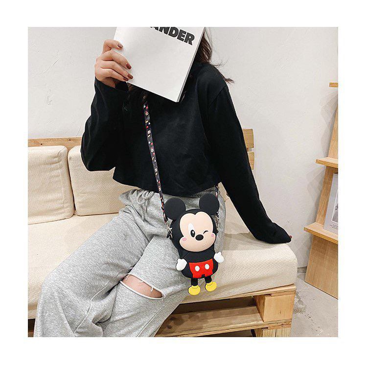 BJ15551 - MICKEY/MINNIE S/L - TAS SLEMPANG ANAK MOMMY COUPLE LUCU JINJING TOTEBAG HANDBAG TAS WANITA FASHION IMPORT MODIS ELEGAN TERMURAH TERLARIS TERBARU BAGSTORE JAKARTA TAS BATAM ELJ5551