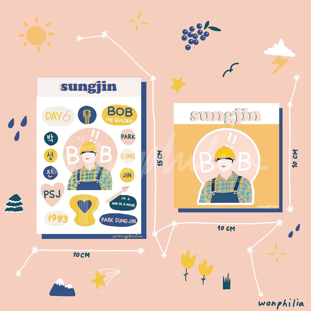 

DAY6 STICKER SET - SUNGJIN