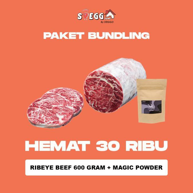 

[[BISA COD]] PAKET BUNDLING RIBEYE 600 GRAM + MAGIC POWDER (HEMAT 30 RIBU) - GARLIC STOK TERBATAS