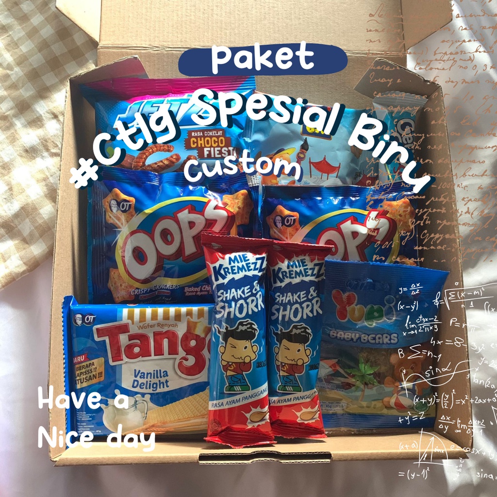 

Paket Snackbox Biru