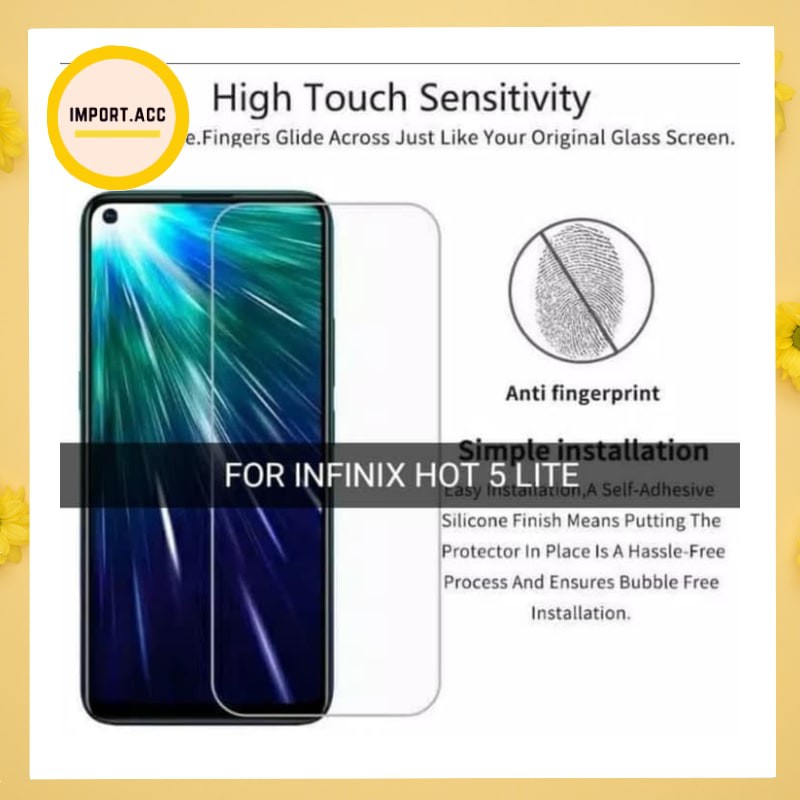 Tempered Glass Anti Gores Kaca INFINIX HOT 8 Premium Quality [IMPORT]