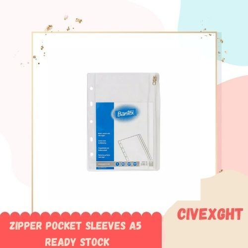 

Zipper Pocket A4 dan A5