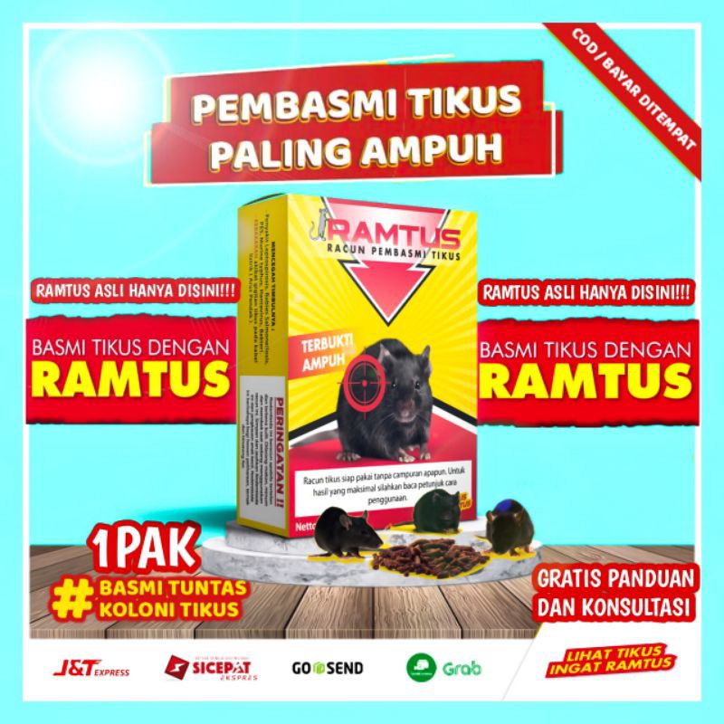 RACUN PEMBASMI TIKUS PALING AMPUH RAMTUS umpan alat ...