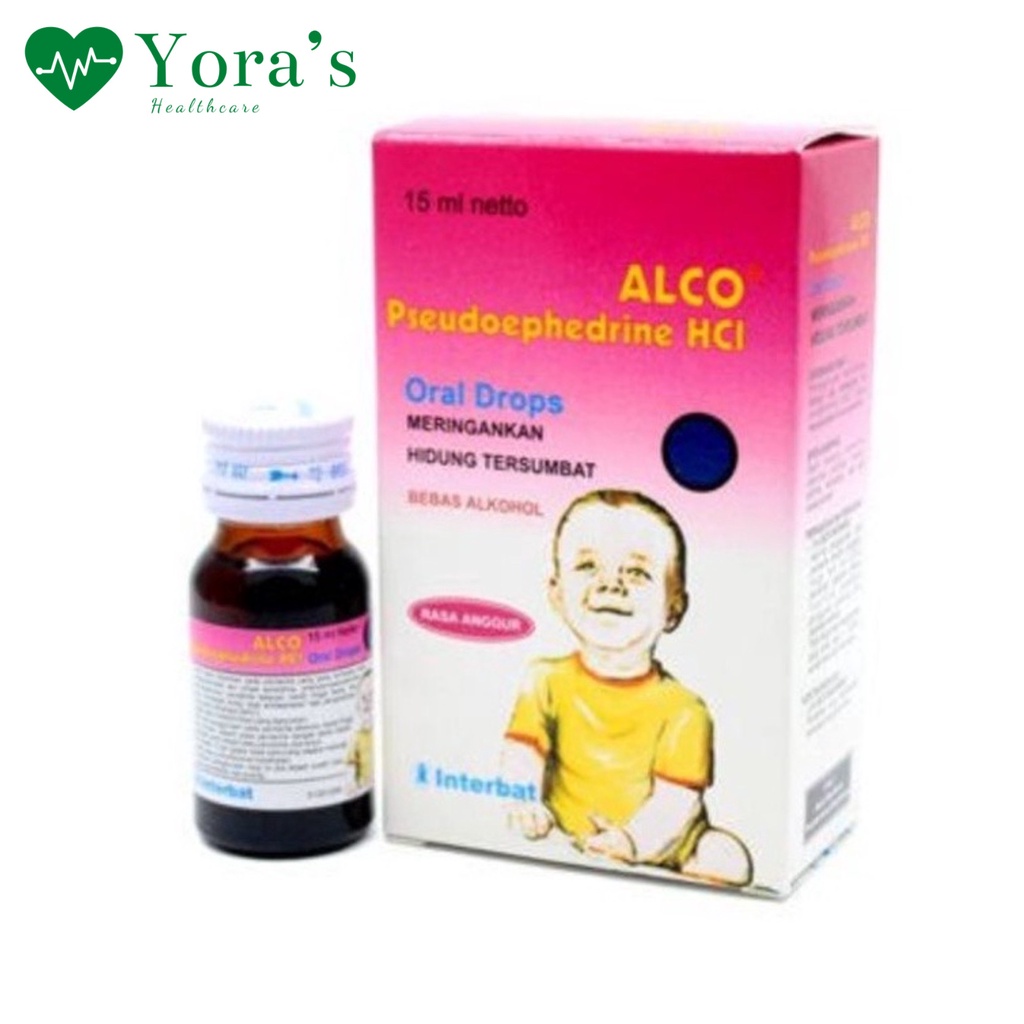 Alco Drop 15ml - Obat Flu Pilek Bayi