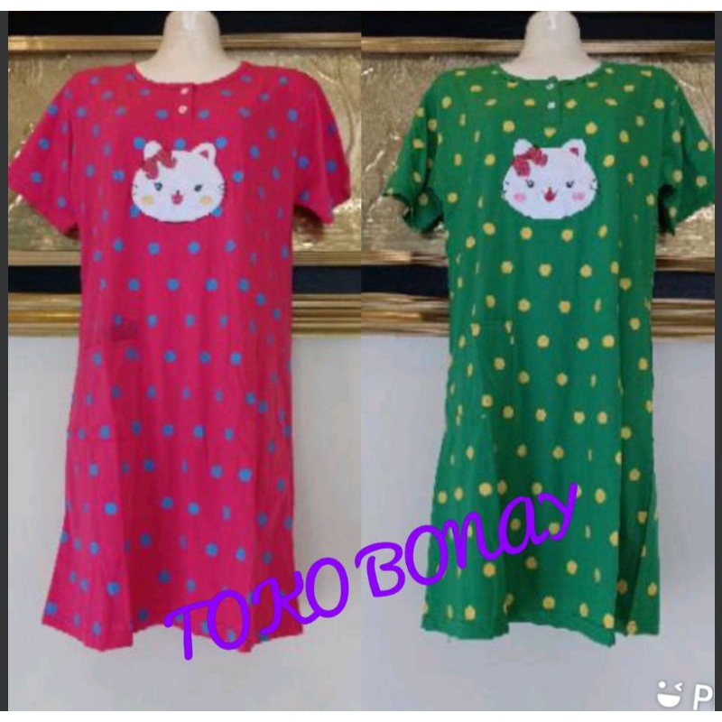(TokoBonay)Daster Kaos SieLie motif afokadot terbaru