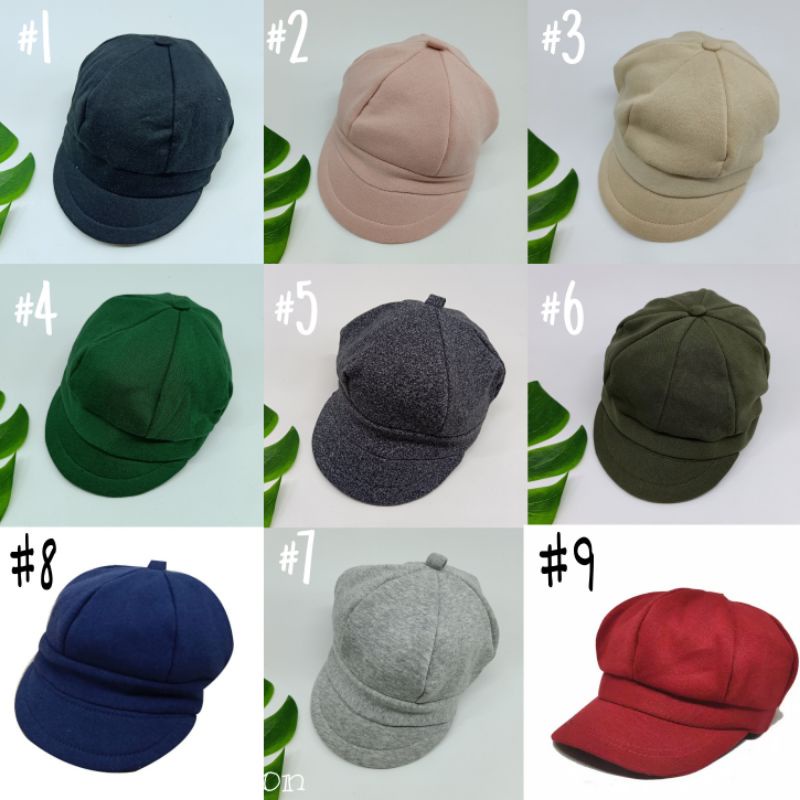 Topi Baret Polos anak Desain Kubah