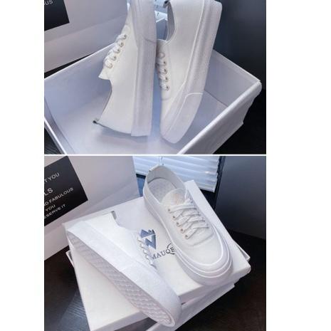 Terlaris.. Svekes Sepatu Sneakers Sepatu putih bergaya Seratus wanita Pure white