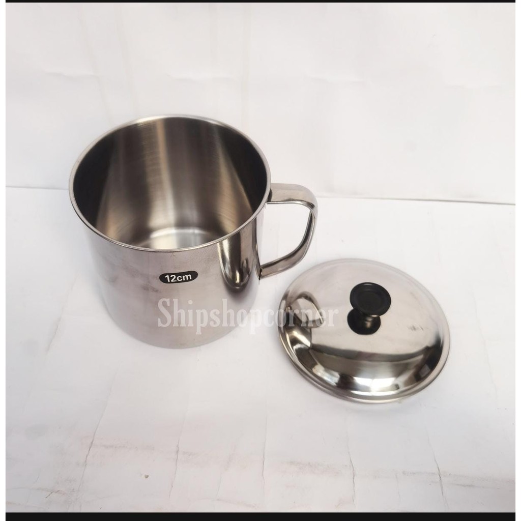 Mug stainless Komodo 10cm 12cm Food Grade