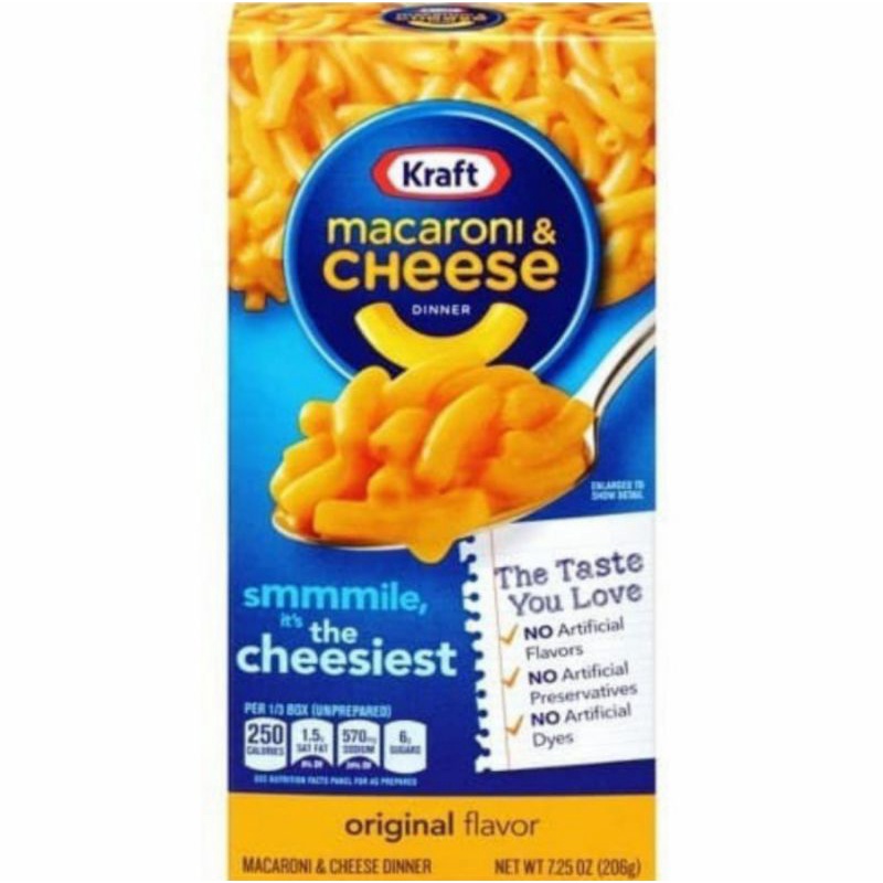 

kraft macaroni & cheese dinner original 206gr