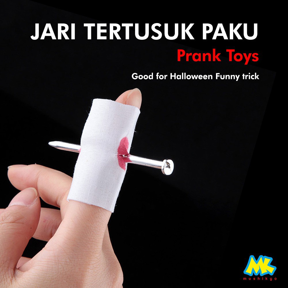 mainan prank Jari tertusuk untuk Halloween / Prank Toy