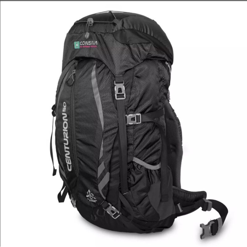 Tas Gunung Carrier Consina centurion 50 55 Liter Include Rain Cover