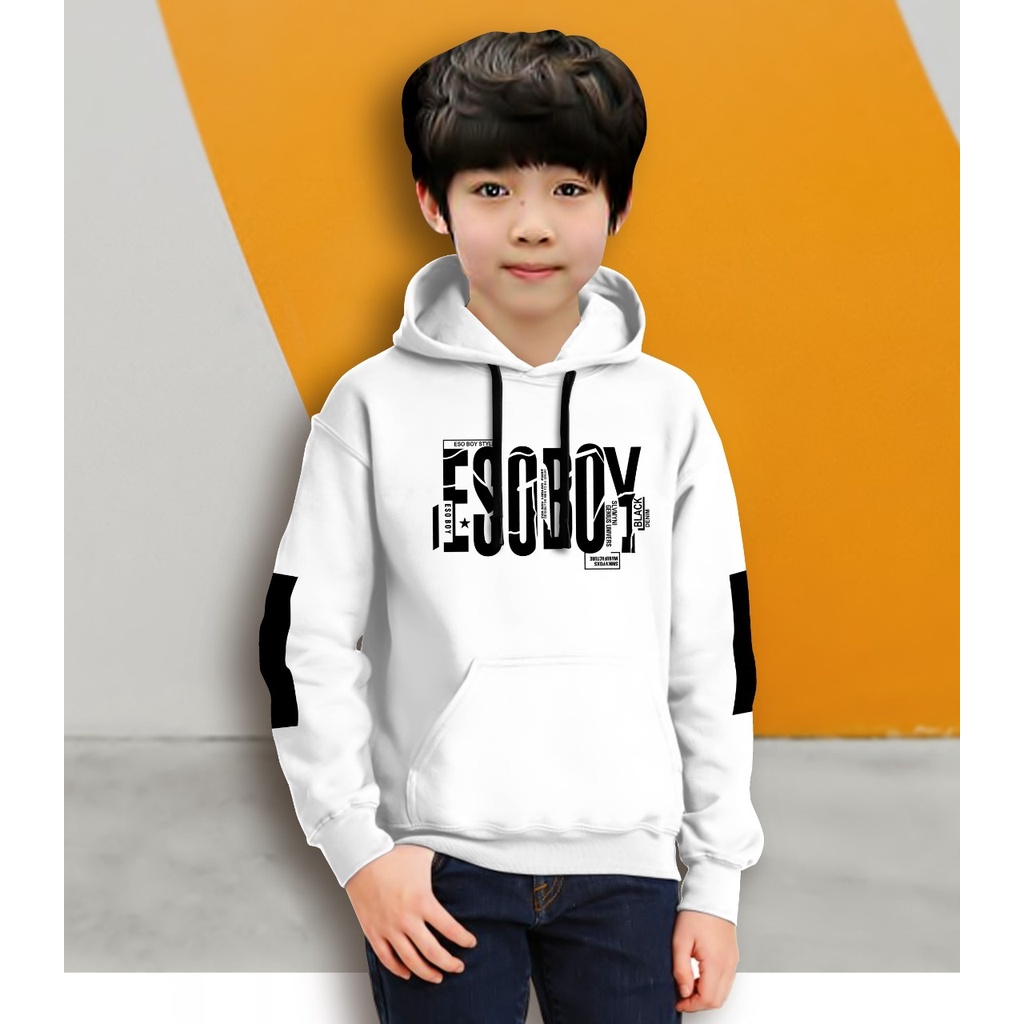 Jaket Anak Laki Laki/Jaket Anak Terbaru/Hoodie Anak Esoboy  Gaming Bahan Fleece Tebal 4-11 TAHUN