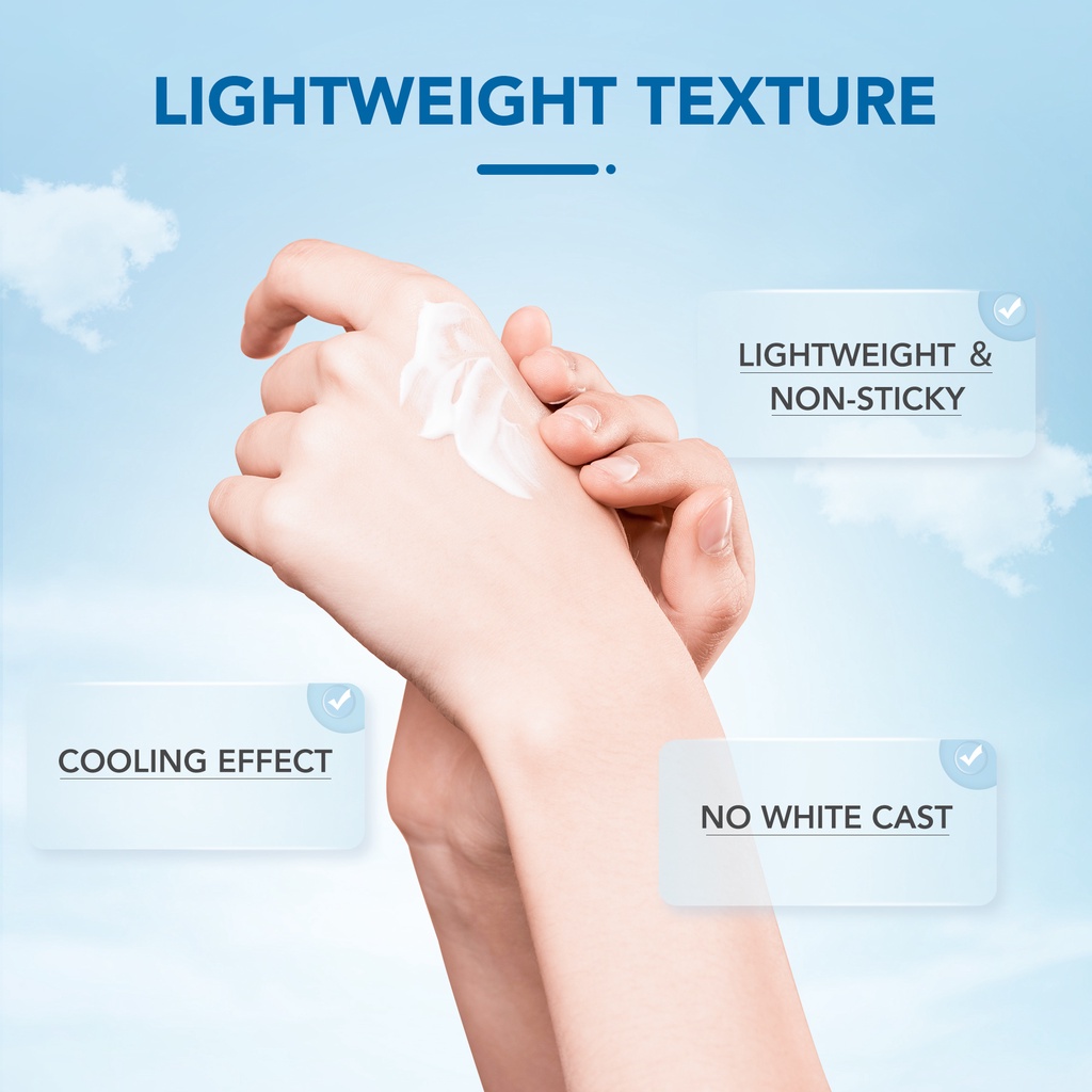 YOU Triple UV Elixir Sunscreen Gel Bundle Isi 2 pcs | SPF 50+ PA++++ [UBA UVB Blue Light Protection]