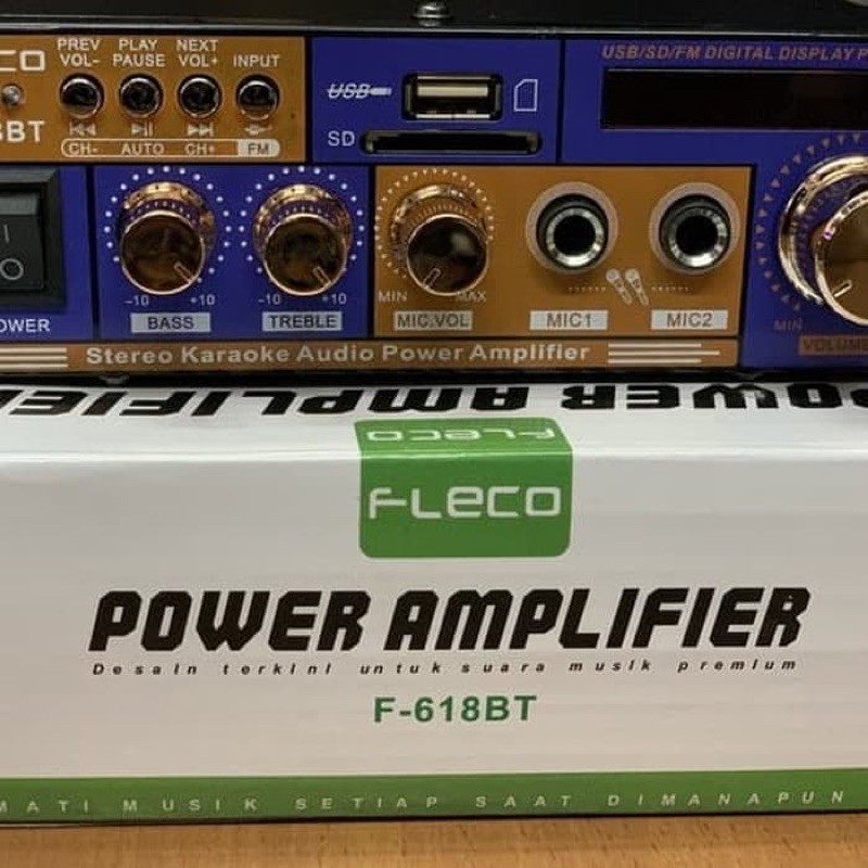 POWER AMPLIFIER WIRELESS F-618BT/AMPLIFIER BLUETOOTH F-618BT/AMPLI BT