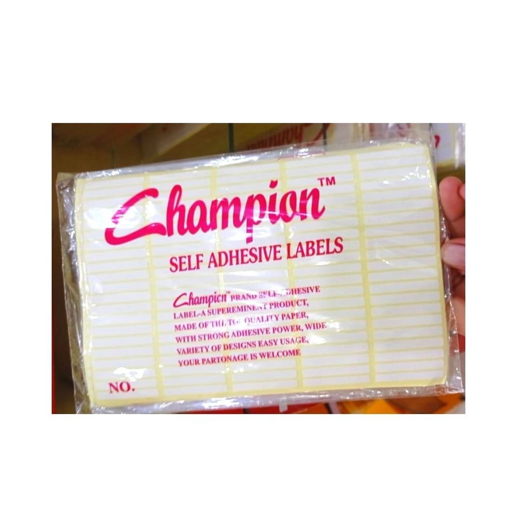 

CHAMPION - TIP X KERTAS / LABEL HARGA 99