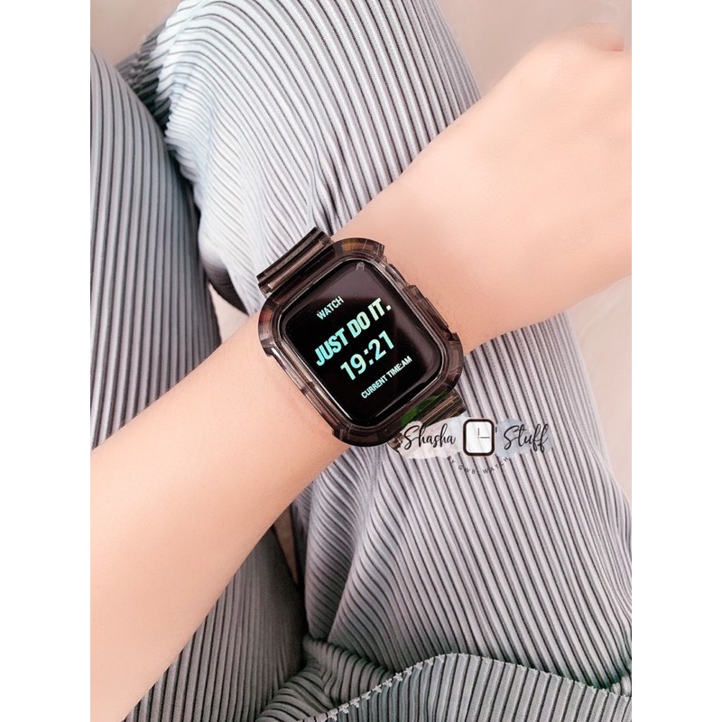 STRAP TRANSPARAN SPORT STYLE IWATCH &amp; IWO WATCH