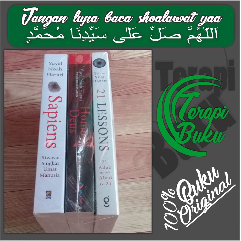 Jual Paket Buku Yuval Noah Harari 3 Buku (buku Original 100%) Indonesia ...