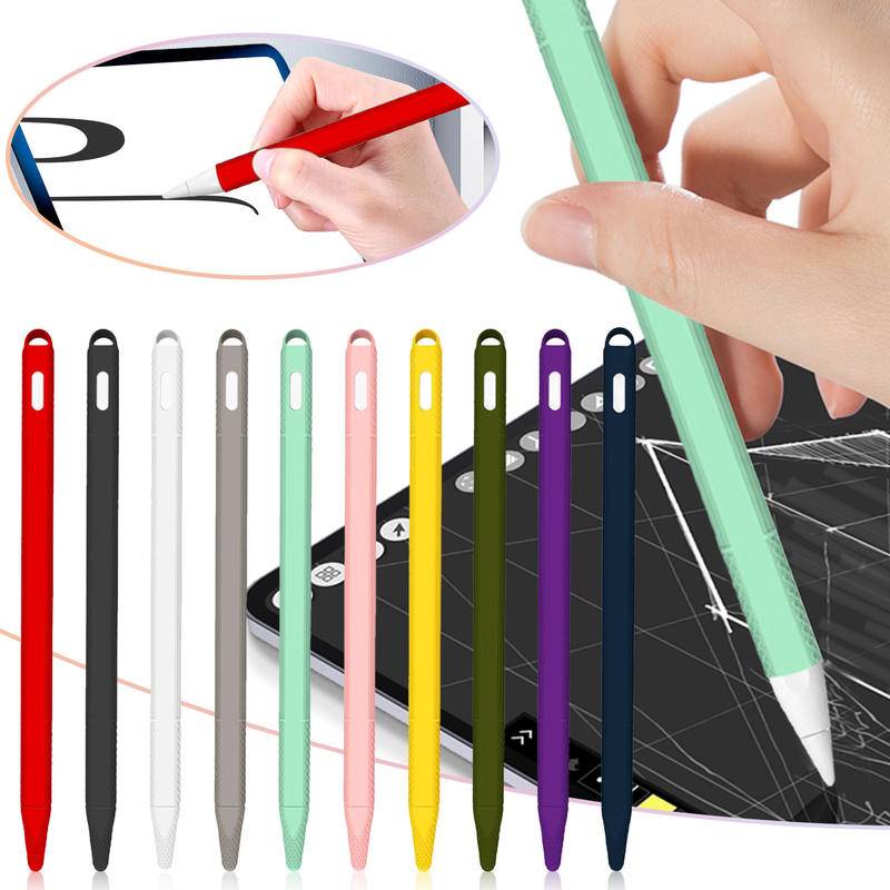 Cover Pelindung Pen Stylus Apple Pencil 2 Generation Bahan Silikon