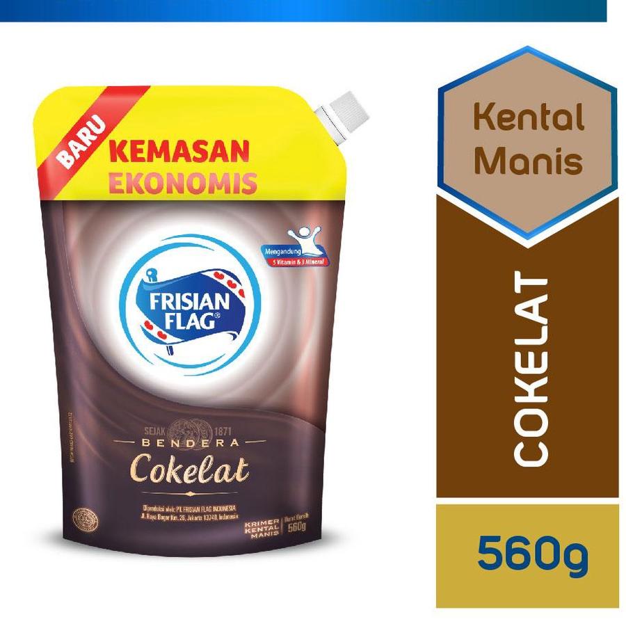 

Hot Sale Frisian Flag Susu Kental Manis Cokelat Pouch 545gr x 2 Pcs