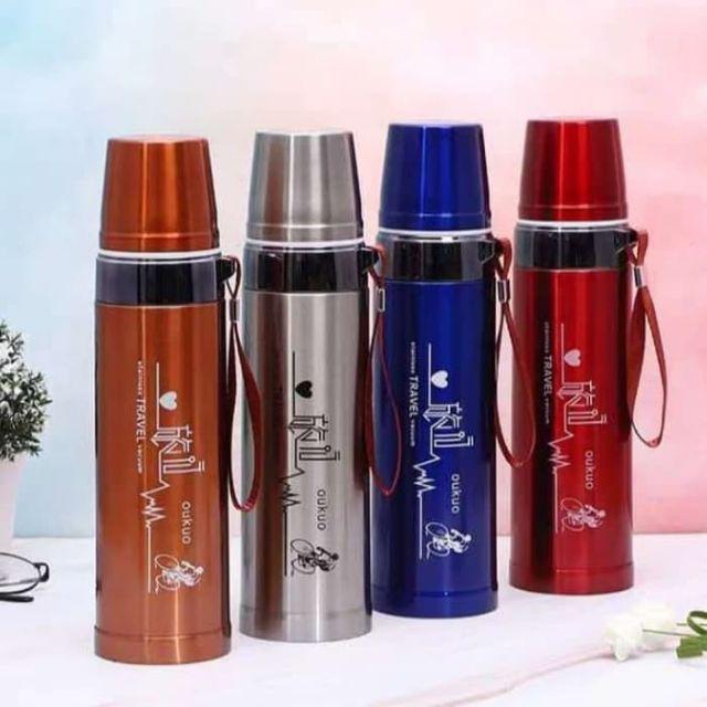 [cod] Termos Travel 800ml / Botol Minum Vacuum Flask Stainless 800ml Mister Order