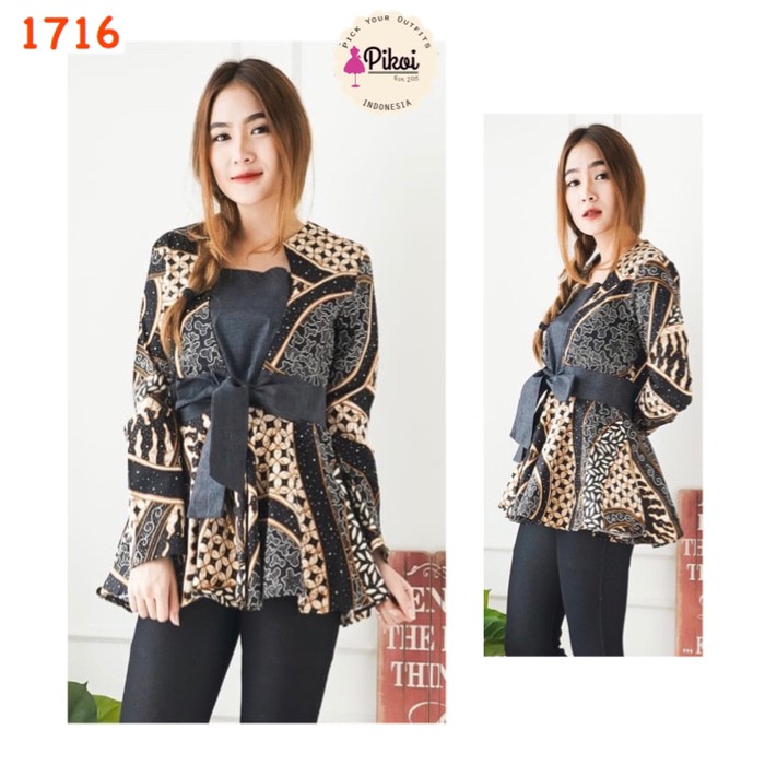 20+ Trend Terbaru Baju Batik Modern Wanita 2019