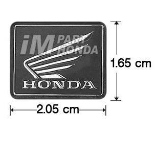 EMBLEM LOGO SAYAP KOTAK BATOK HONDA 86150-KYS-940 ORIGINAL SATUAN