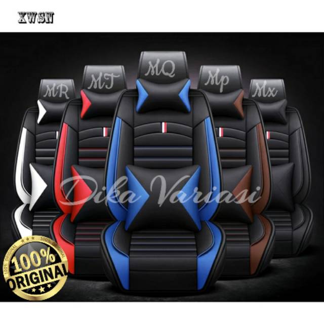 Sarung jok mobil kulit mbtech wuling almaz br-v freed mobilio xpander rush terios pajero sport dll