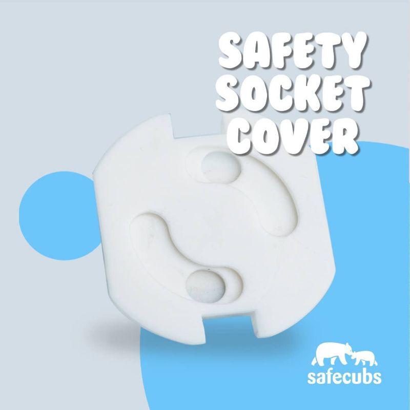 Safecubs safety socket cover / pengaman pelindung stop kontak colokan