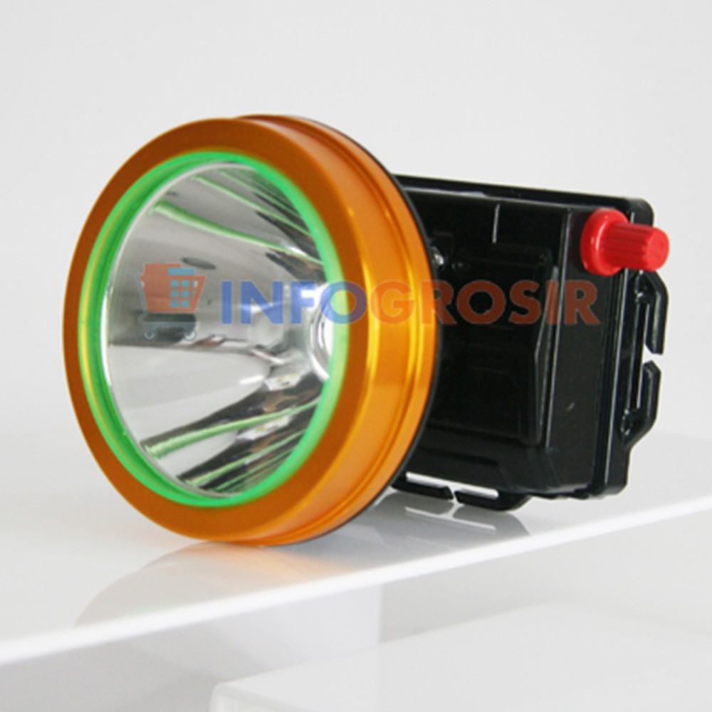 Senter Kepala Headlamp Sunpro SL 8813 Kuning 10 Watt Charger bonus Lampu