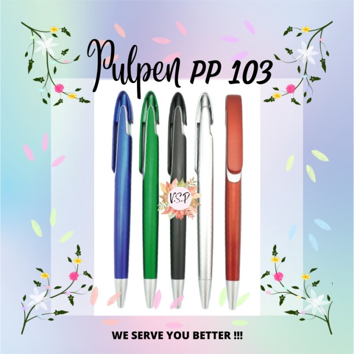 

Pulpen Plastik PP 103 / Souvenir Wedding Seminar kit Murah