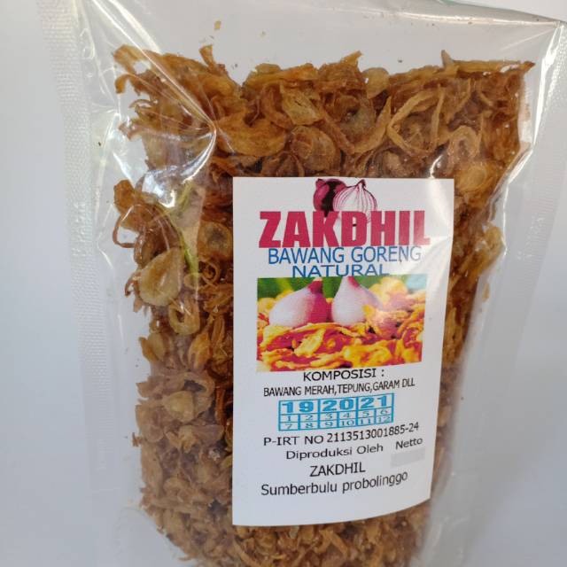

ZAKDHIL BAWANG GORENG NATURAL (BAWANG MERAH PROBOLINGGO)