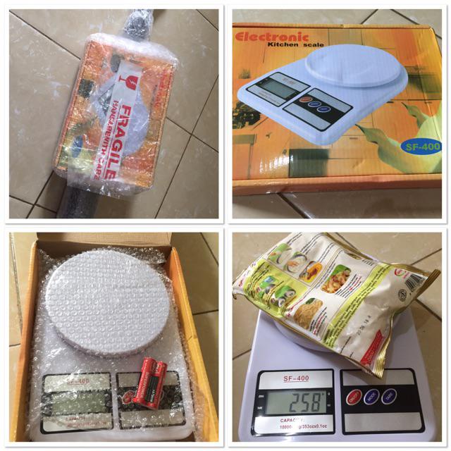 Timbangan Digital Dapur Sf 400 10kg / Electronic Kitchen Scale