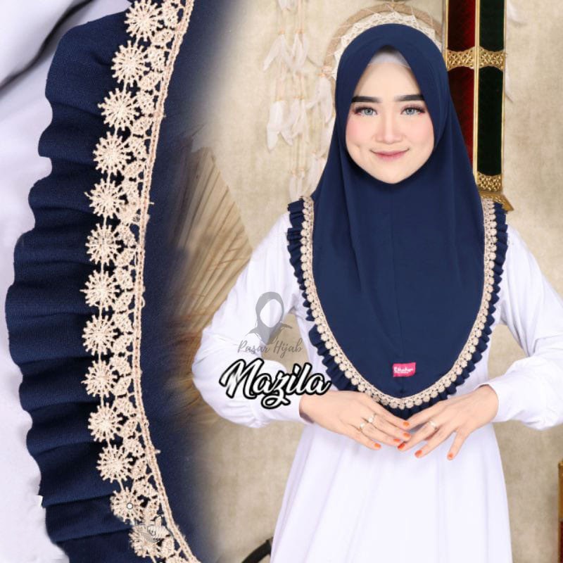 Jilbab Instan Nazila Hijab Instan Jersey Premium Kerudung Bergo Pasar Hija'b