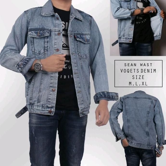 jaket jeans levis pria original all varian