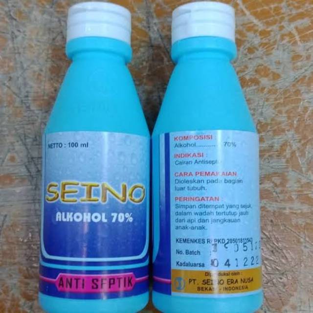 Jual Alkohol Seino 70 100 Ml Shopee Indonesia