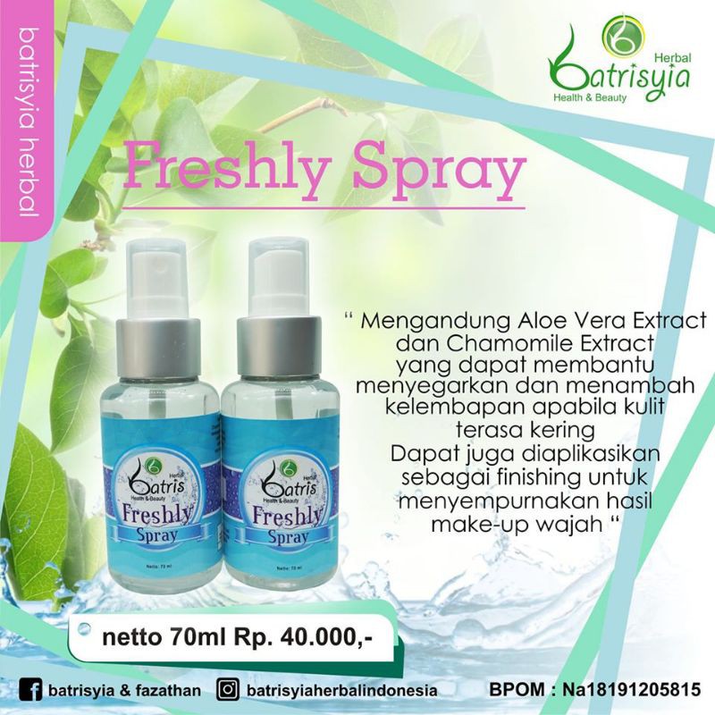 

Freshly Spray Batrisyia Herbal