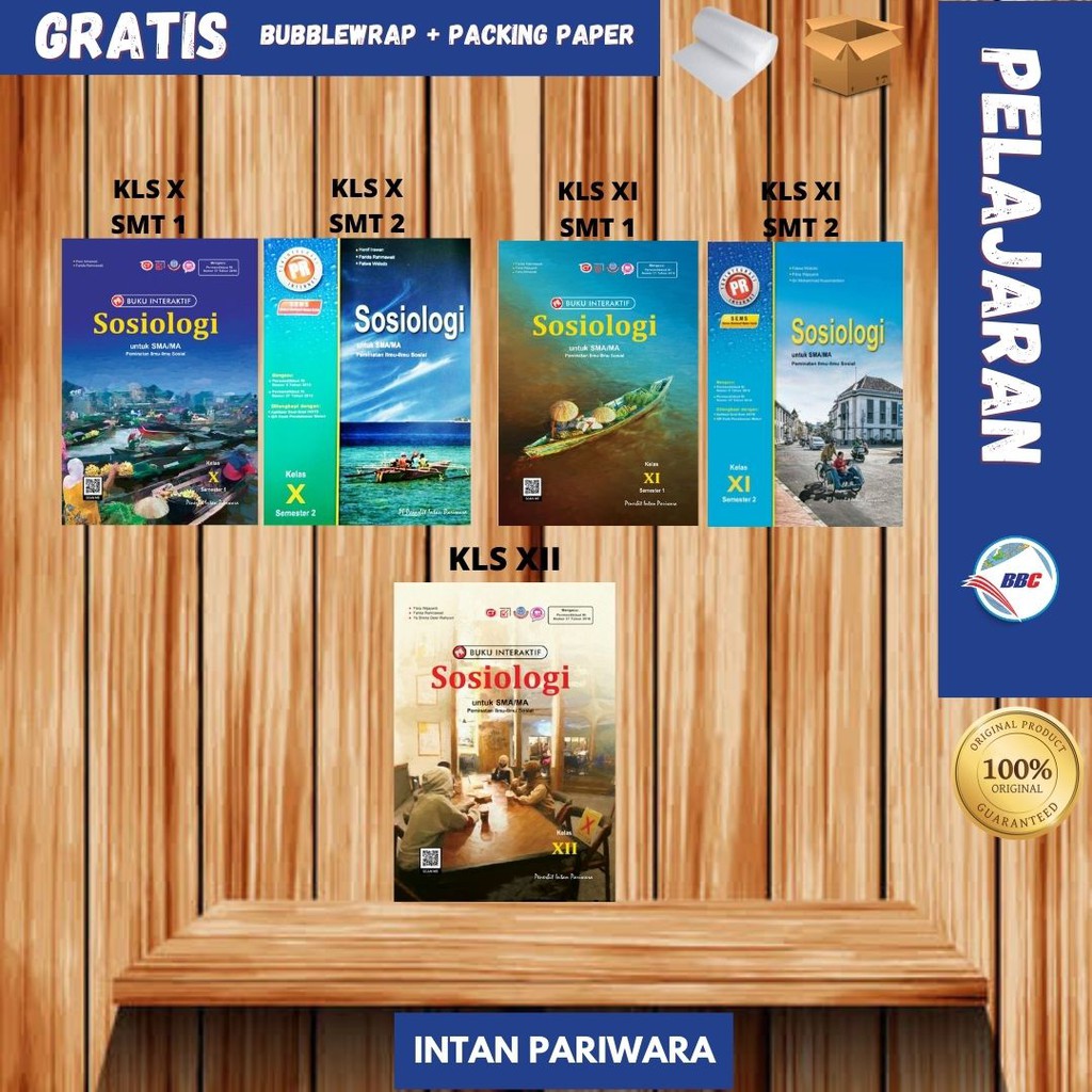 BUKU PR/LKS INTERAKTIF SOSIOLOGI KELAS 10,11,12 INTAN PARIWARA