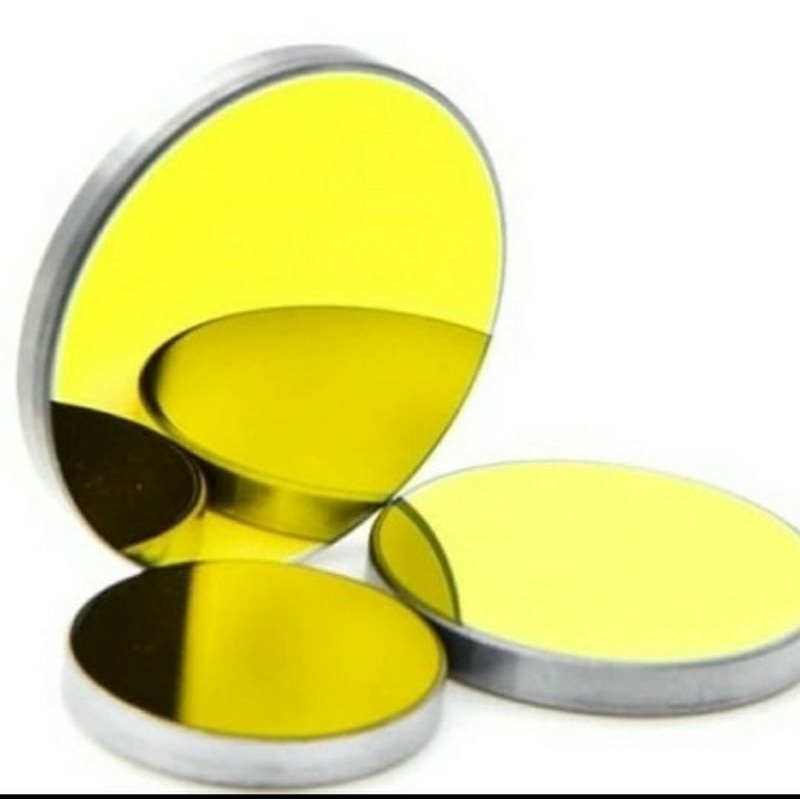 Mirror laser co2 Si mirror warna kuning lebih bagus diameter 25mm