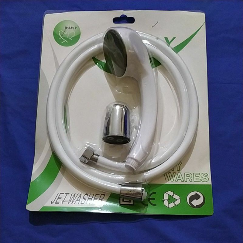 Hand shower mandi model Toto putih (harga per pc)