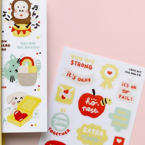 

☋ Love Kit For You Bundle Sticker / Self Love Sticker / Stiker Bundle ✮