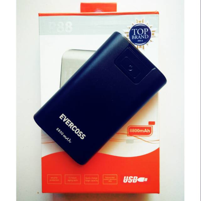 POWER BANK EVERCOSS P88 8800 MAH Bonus Full